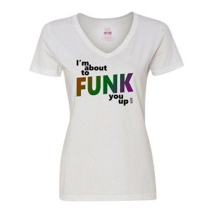 Bad FUNKVLGWH Funk You Up Ladies Shirt Large