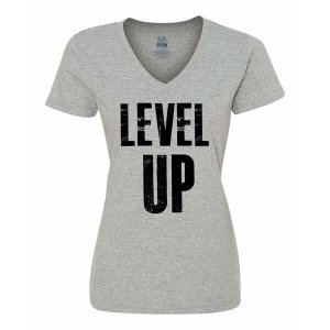 Bad LEVVSMGR Level Up Ladies Shirt Small