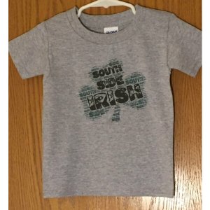 Bad YTHIRI2TMEGR South Side Shamrock Irish Youth T-shirt Youth Medium