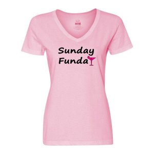 Bad FUNVXLPK Sunday Funday Ladies Shirt Xlarge