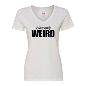 Bad FLAVMEWH Flawlessly Weird Ladies T-shirt  Medium