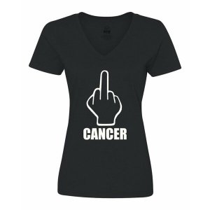 Bad FCAVSMBK Fuck Cancer Ladies Shirt  Small