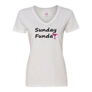 Bad FUNVLGWH Sunday Funday Ladies Shirt Large