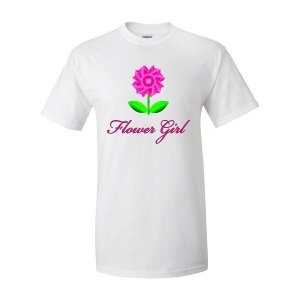 Bad YTHFLOTLGWH Flower Girl Youth T-shirt  Youth Large