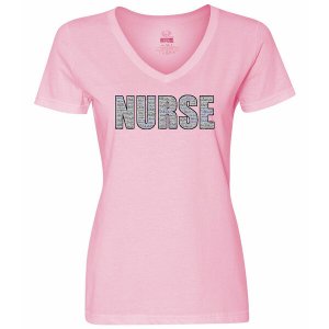 Bad NURVMEPK Nurse Ladies Shirt Medium