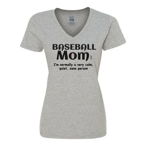 Bad BASVSMGR Baseball Mom Ladies T-shirt  Small