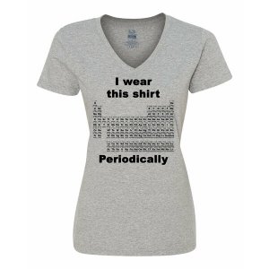 Bad PERVMEGR I Wear This Shirt Periodically - Periodic Table Ladies Sh