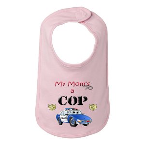 Bad COPMBIBPK My Mom Is A Cop Police Baby And Toddler Bib  One Size