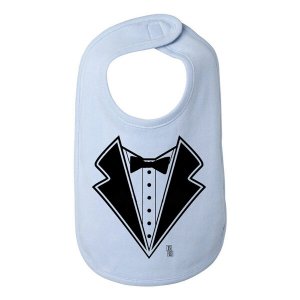 Bad TUXBIBBL Tuxedo Babytoddler Bib  One Size