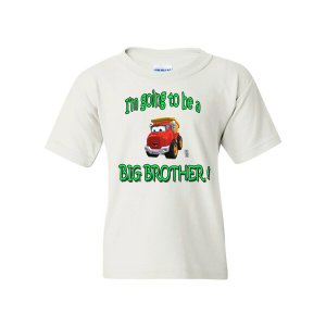 Bad YTHBIGBTLGWH I'm Going To Be A Big Brother Youth T-shirt Youth Lar