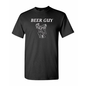 Bad BEETXLBK Beer Guy Shirt  Xlarge