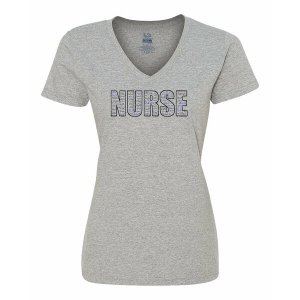 Bad NURVLGGR Nurse Ladies Shirt Large