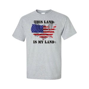 Bad YTHMYLTSMGR This Land Is My Land America Youth T-shirt  Youth Smal