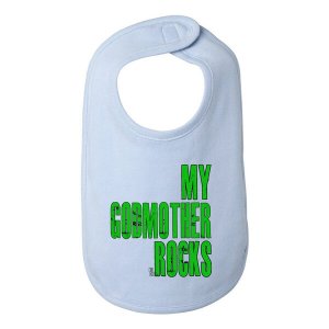 Bad GODMBIBBL My Godmother Rocks Cute Baby And Toddler Bib  One Size