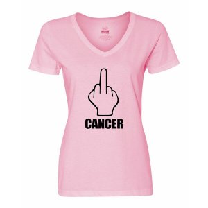 Bad FCAVSMPK Fuck Cancer Ladies Shirt  Small