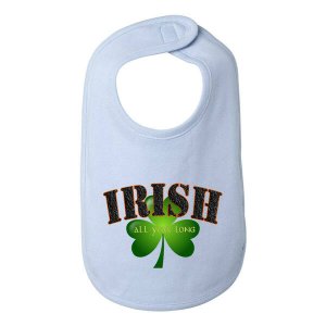 Bad IRIBIBBL Irish All Year Long Baby Bib One Size