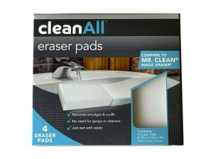 Bulk GG103 Cleanall 4 Pack Eraser Pads