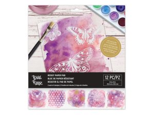 Bulk CH925 Brea Reese 8quot; X 8quot; Water Color Resister Paper Pad 3