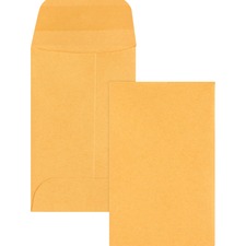 Business BSN 04440 Small Coin Kraft Envelopes - Coin - 1 - 2 14 Width 