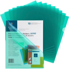 Business BSN 01797 Letter File Sleeve - 8 12 X 11 - 20 Sheet Capacity 