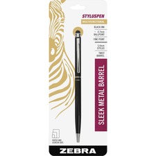 Zebra ZEB 33111 Pen Stylus Twist Ballpoint Pen Combo - 1 Pack - Metal 