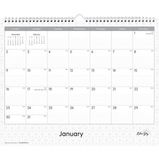 Blue BLS 111292 Enterprise Monthly Wall Calendar - Julian Dates - Mont