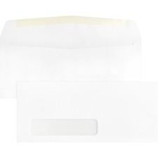 Business BSN 42251 Economical No. 10 Window Envelope - Single Window -