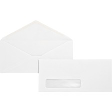 Business BSN 04468 No. 10 Diagonal Seam Window Envelopes - Single Wind