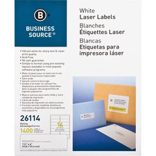 Business BSN 26114 Bright White Premium-quality Address Labels - 1 13 