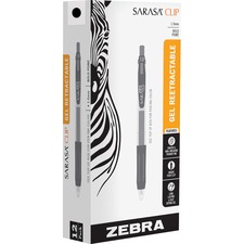 Zebra ZEB 48810 Pen Sarasa Clip 1.0mm Gel Pen - Bold Pen Point - 1 Mm 