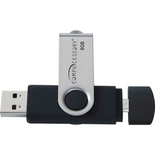 Compucessory CCS 26470 8gb Usb 2.0 Flash Drive - 8 Gb - Usb 2.0 - Silv