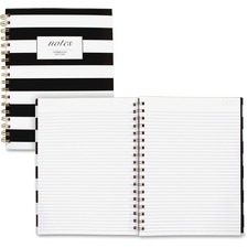 Acco MEA 59012 Cambridge Hardcover Wirebound Notebook - Twin Wirebound