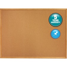 Acco QRT 303 Quartet Classic Series Cork Bulletin Board - 24 Height X 