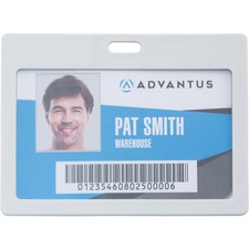 Advantus AVT 97063 Advantus Horizontal Rigid Id Badge Holder - Support