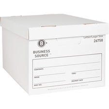 Business BSN 26758 Lift-off Lid Medium Duty Storage Box - External Dim