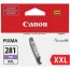 Original Canon 1984C001 Cli-281 Xxl Ink Cartridge - Blue - Inkjet - 1 