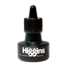 Chartpak/pickett HIG 44201 Higgins Waterproof India Ink - Black 1 Fl O