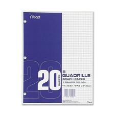 Acco MEA 19030 Mead 5 Quadrille Graph Paper - Letter - 8 12 X 11 - Whi