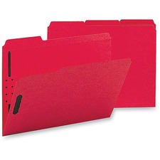 Business BSN 17269 13 Tab Cut Letter Recycled Fastener Folder - 8 12 X