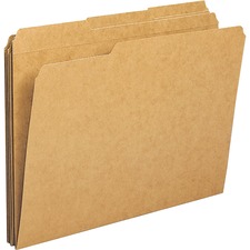 Business BSN 20890 13 Tab Cut Letter Recycled Classification Folder - 