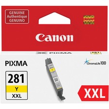 Original Canon 1982C001 Cli-281 Xxl Ink Cartridge - Yellow - Inkjet - 