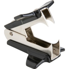 Business BSN 65650 Nickel-plated Teeth Staple Remover - Plastic - Blac