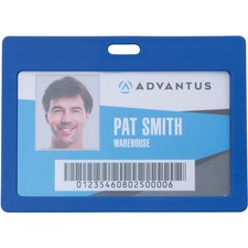 Advantus AVT 97064 Advantus Horizontal Rigid Id Badge Holder - Support