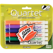 Acco QRT 659511 Quartet Classic Dry-erase Markers - Fine Marker Point 