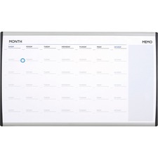 Acco QRT ARCCP3018 Quartet Arc Cubicle Whiteboard Calendar - 18 Height