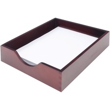 Carver CVR CW07213 Carver Mahogany Desk Tray - Hardwood - Mahogany Sta