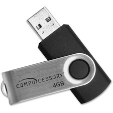 Compucessory CCS 26464 4gb Usb 2.0 Flash Drive - 4 Gb - Usb 2.0 - 12 M