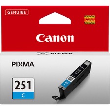 Original Canon 6514B001 Cli-251 Cyan Ink Tank - Cartridge - For  Mg632