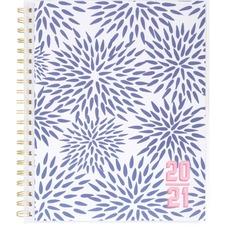 Acco AAG KK104901A At-a-glance Katie Kime Blue Mums Academic Planner -