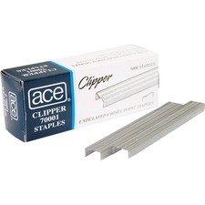 Advantus ACE 70001 Advantus Ace Undulated Clipper Staples - 210 Per St